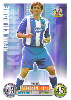 Kevin Kilbane Wigan Athletic 2007/08 Topps Match Attax #316